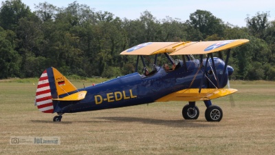 D-EDLL, A75N1 Stearman EDOI Bienenfarm 2024