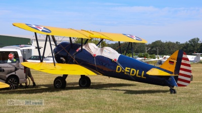 D-EDLL, A75N1 Stearman EDOI Bienenfarm 2024
