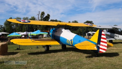 F-AZLN, A75N1 Stearman EDOI Bienenfarm 2024