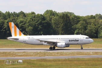 LY-NRU, Airbus A320-214, Heston Airlines für Condor null